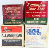 4 Vintage Collector Empty Shotshell Boxes