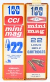 200 Rounds Of CCI Mini Mag .22 LR Ammunition