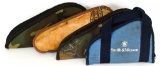 4 Various Color Soft Padded Pistol Cases