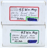 100 Rounds Of .45 Win Mag Ammunition