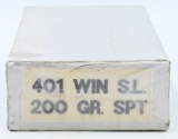 20 Rounds of .401 Win S.L Ammunition