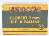20 Rounds Of Fiocchi 9mm D.F.A Pallini Ammunition
