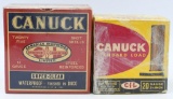2 Collector Boxes of Canuck 12 & 20 Ga Shotshells