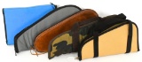 5 Various Color Soft Padded Pistol Cases