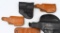 6 Various Size Leather Holsters