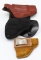 3 Various Size Nylon & Leather Holsters