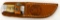 Ruana Model 10B Skinner Knife W/ Leather Sheath
