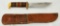 Vintage Unmarked Fixed Blade Knife W/ Sheath