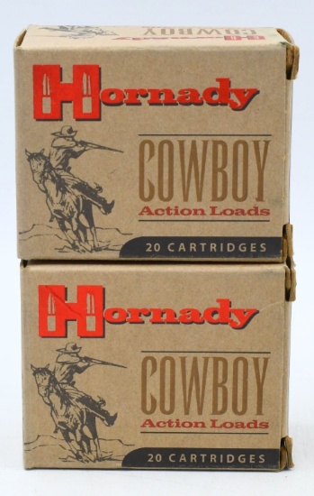 40 Rounds Of Hornady Cowboy .44-40 Win Ammo