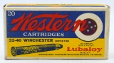 16 Rounds of Western .32-40 Win Ammunition