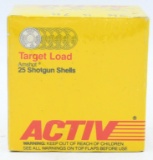 25 Rounds Of Activ Target Load 20 Ga Shotshells