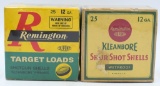 2 Collector Boxes of Remington 12 Ga Shotshells