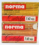 40 Rounds of Norma 7.62 Russian Ammunition