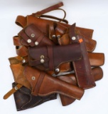 Huge Selection Of Various Size Leather Holsters