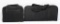 2 Black Nylon Soft Padded Handgun Cases
