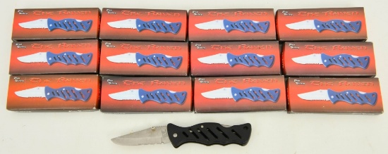 12 NIB The Raven Folding Pocket Knives