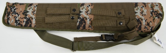 Military Camo Tactical Rifle Scabbard