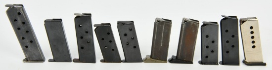 (10) assorted .25 auto Magazines
