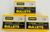 300 Ct of Speer .38 Caliber Reloading Bullet Tips