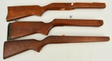 3 Various Size Wood Replacement Stocks