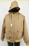 Zero Wear Heavy Duty Hooded Tan Color jacket