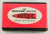 100 Ct Of Nosler .270 Caliber Reloading Bullet