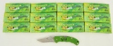 12 NIB Bullfrog Tactical II Folding Pocket Knives