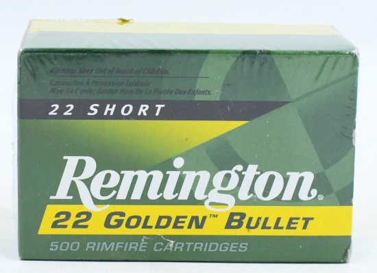 500 Rounds of Remington .22 Short Ammunition