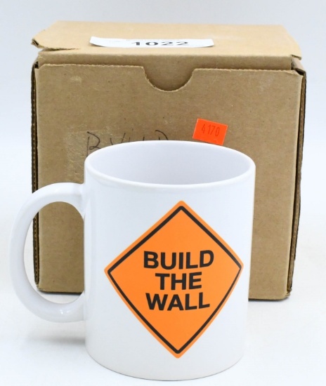 New in The Box Build The Wall Coffee Mug