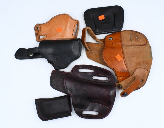 5 Leather Concealment Holsters
