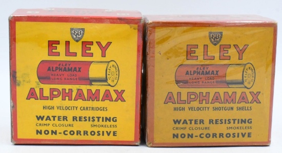 2 Eley Empty Collector Shotgun Shell Boxes