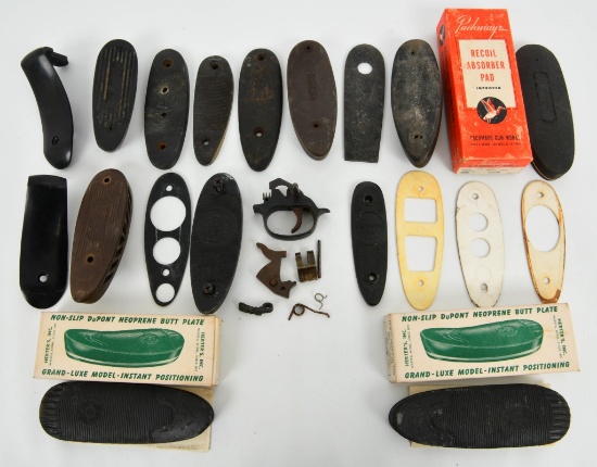 Large lot of Various Recoil Pads, Buttplates