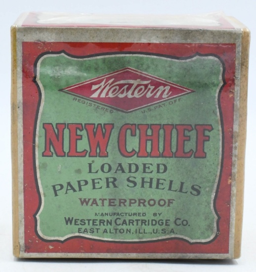 Rare 25 Rd Western New Chief Empty Collector Box