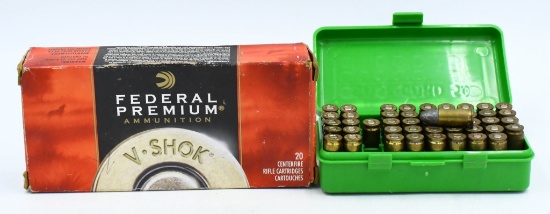 66 Rounds Of .22-250 Rem & 9mm Luger Ammunition