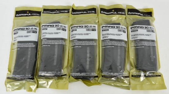 5 NIP Magpul MOE Pmag 30 Rd AR/M4 Magazines