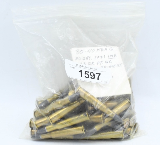Approx 48 Rounds Of Mixed .30-40 Krag Ammunition