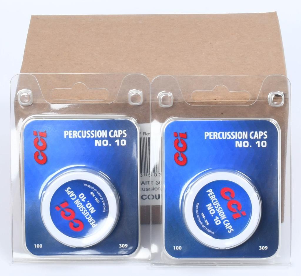 1000 Count of CCI #10 Percussion Caps NIP | Proxibid