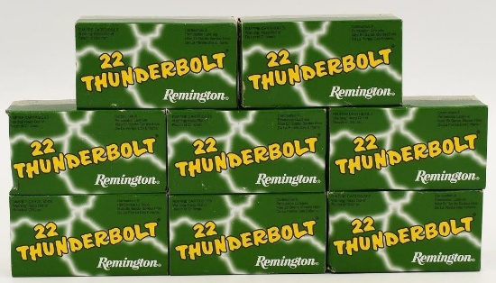 400 Rounds Of Remington Thunderbolt .22 LR Ammo