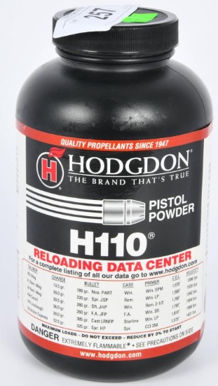 1 LB Of Hodgdon H110 Spherical Shotshell & Handgun