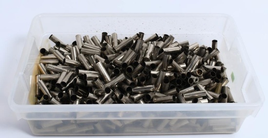 Approx 600 Ct .357 Mag Empty Nickel Plated Casings