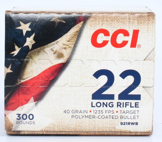 300 rd CCI .22 LR Patriotic Pack ammo new