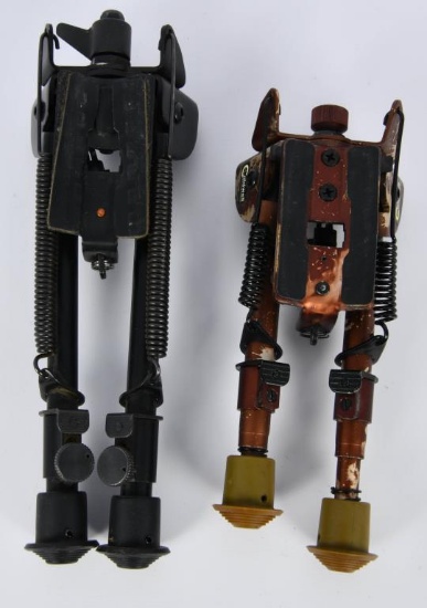 2 Adjustable Spring Assisted Rifle Bipods