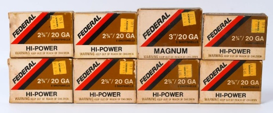 40 rds 20 Gauge Federal Hipower & Magnum shells