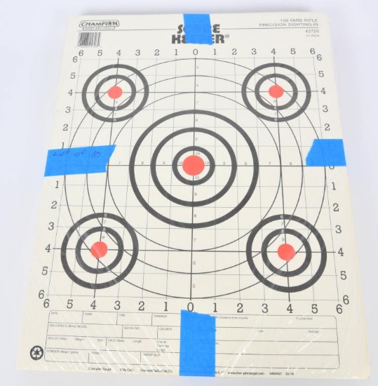 11 New Packs Champion Scorekeeper Paper Targets