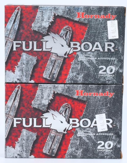 40 Rounds of Hornady Full Boar .30-06 SPRG Ammo