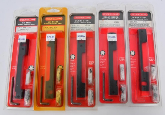 5 NIP Redfield Rotary Dovetail Scope Bases