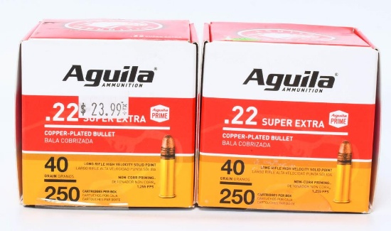 500 Rounds Of Aguila Super Extra .22 LR Ammunition