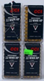 200 Rounds of CCI .22 WMR HP Maxi-Mag Ammo