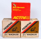 75 rds 20 GA ammo Federal & Activ Red hornets