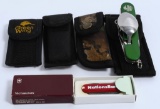 5 Various Branded Folding Pocket Knives